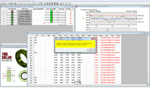 Picture of Synergy SPC software giving users various ways to proactively monitor the production process. Picture of Synergy SPC software giving users various ways to proactively monitor the production process.